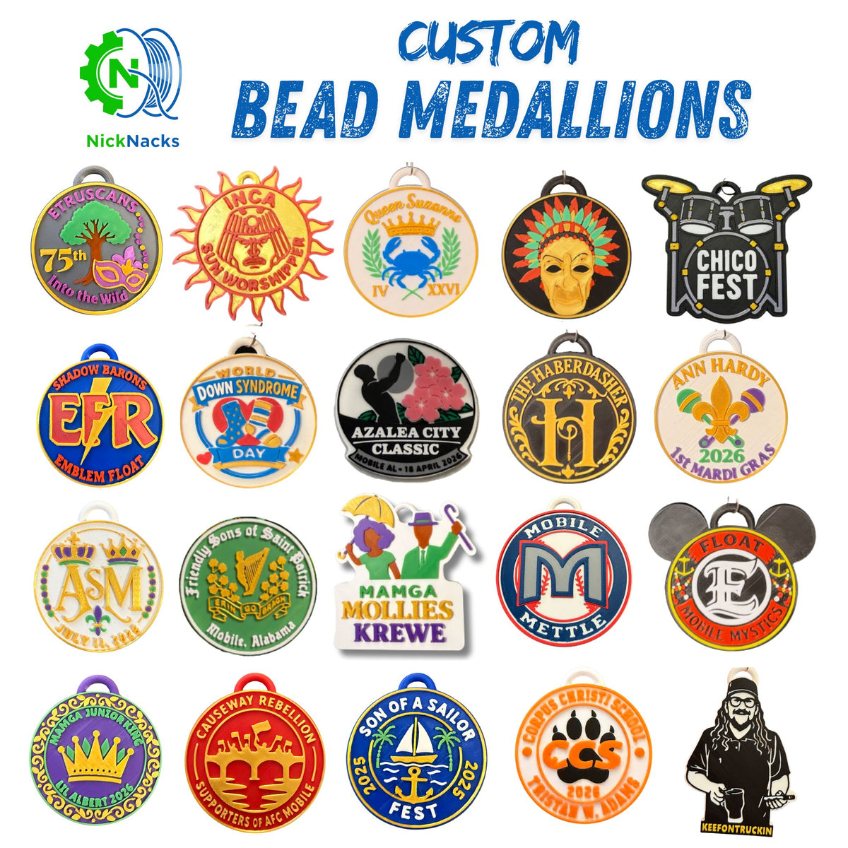 Custom Bead Medallion- Free Quote